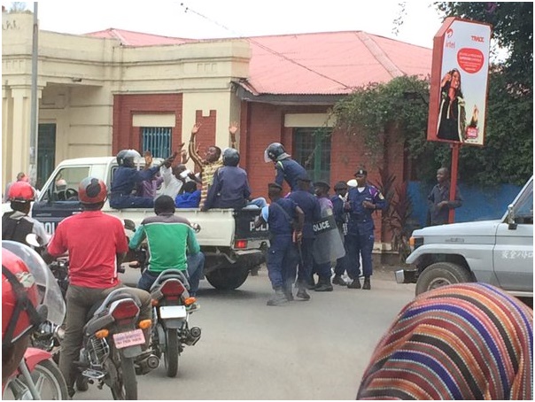 Arrestation des militants pacifiques à Goma